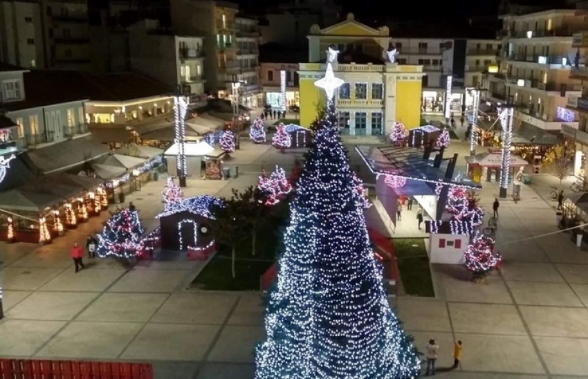 Χριστούγεννα στην Τρίπολη - Πλατεία Πετρινού