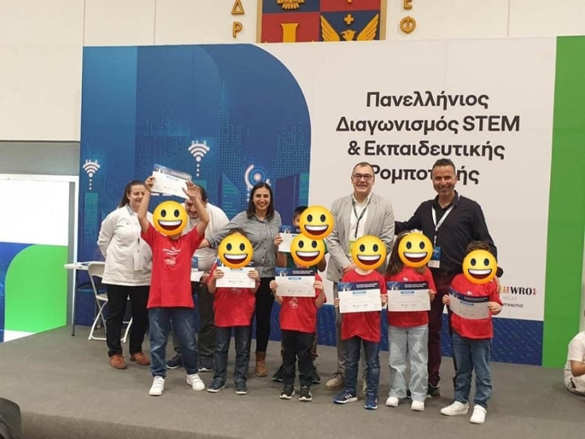 Διάκριση για το 4ο Δημοτικό Σχολείο Τρίπολης στον Πανελλήνιο Διαγωνισμό Ρομποτικής