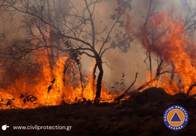 Ακραίος κίνδυνος πυρκαγιάς – Κατάσταση Συναγερμού την Παρασκευή 6 Αυγούστου στον Δήμο Τρίπολης (Κατηγορία 5)
